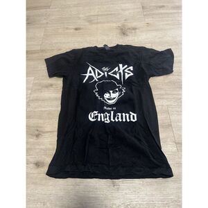 The Adicts USA‎ 2020 Tour Shirt Mens Sz Small Black Blitz The Business Oi!
